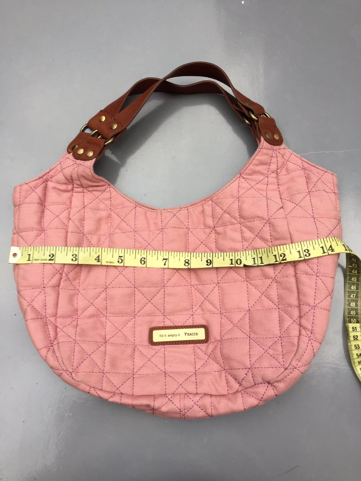 Yohji Yamamoto Yohji rose gold contra stitch tote bag Size ONE SIZE - 19 Thumbnail