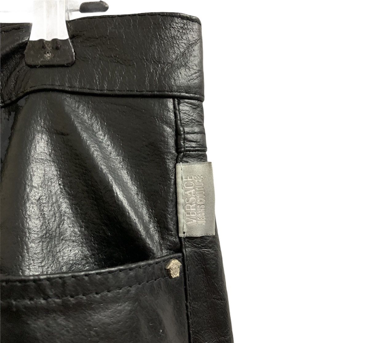 Genuine Leather × Versace × Versace Jeans Couture Versace Jeans Couture Leather Pants Size US 32 / EU 48 - 5 Thumbnail