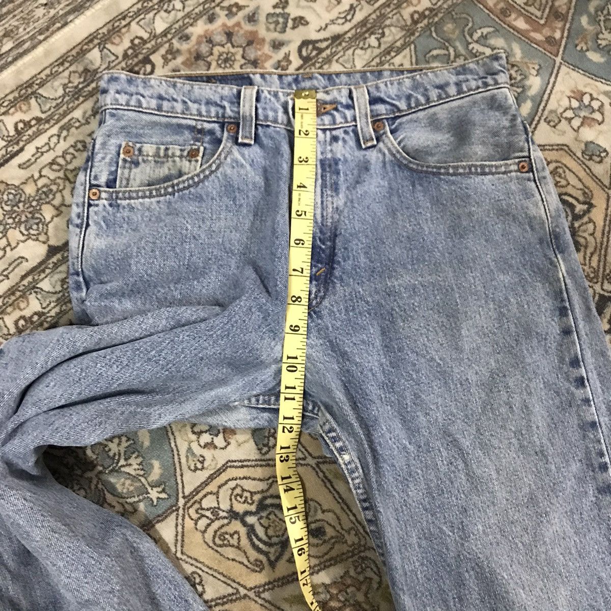 Levi's Vintage 90s Levis 555 'Guy Fit Straight Leg'Made in USA Size US 30 / EU 46 - 13 Thumbnail