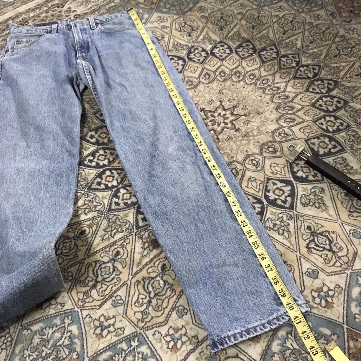 Levi's Vintage 90s Levis 555 'Guy Fit Straight Leg'Made in USA Size US 30 / EU 46 - 11 Thumbnail