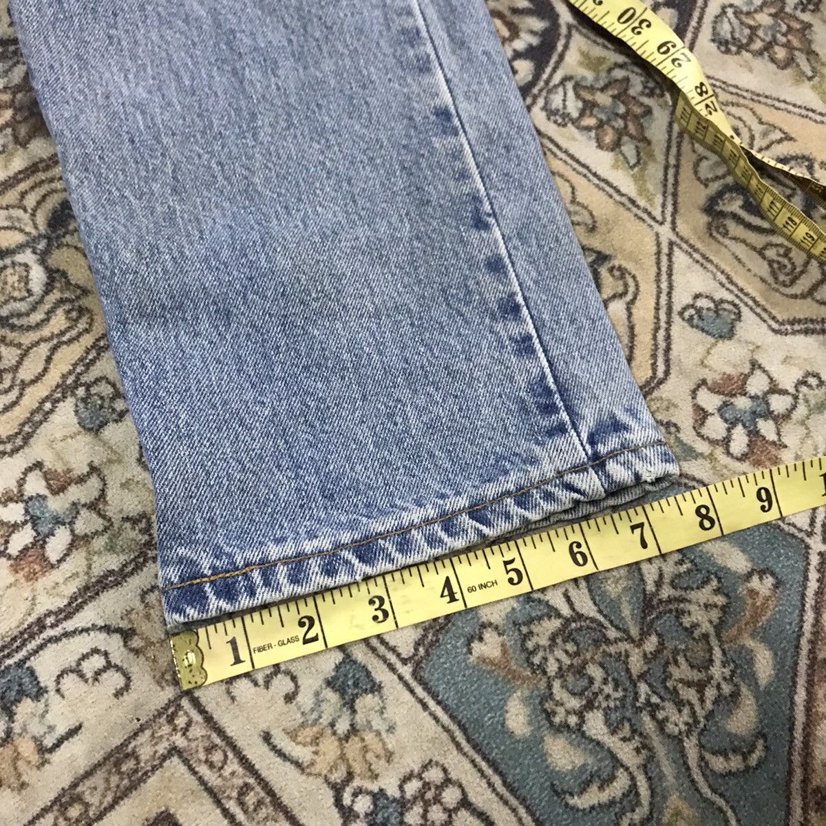 Levi's Vintage 90s Levis 555 'Guy Fit Straight Leg'Made in USA Size US 30 / EU 46 - 16 Thumbnail