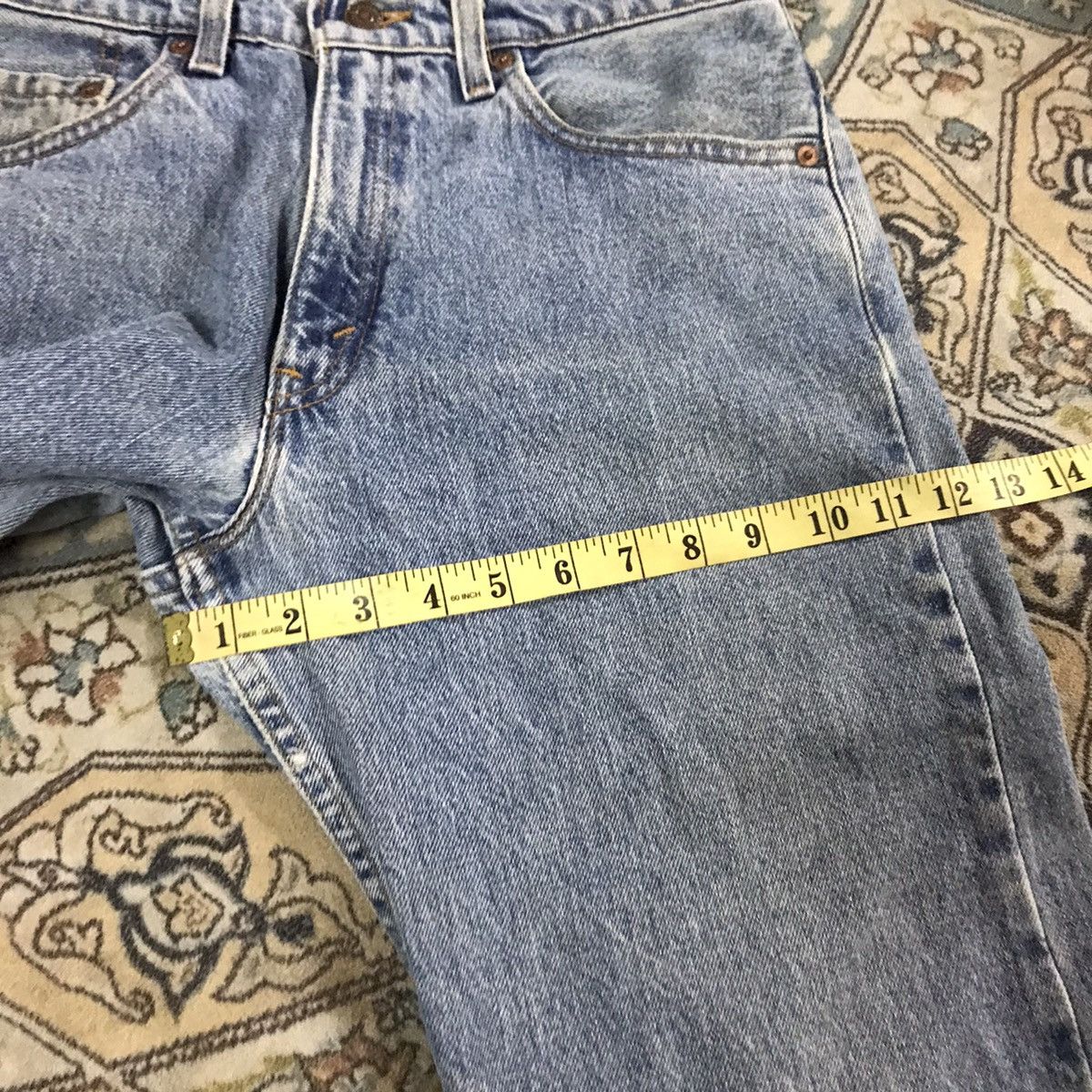 Levi's Vintage 90s Levis 555 'Guy Fit Straight Leg'Made in USA Size US 30 / EU 46 - 14 Thumbnail