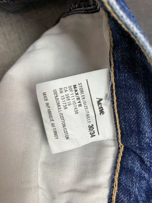 Acne Studios × Vintage Acne Studios vintage Jeans blue 30 Size US 30 / EU 46 - 11 Thumbnail