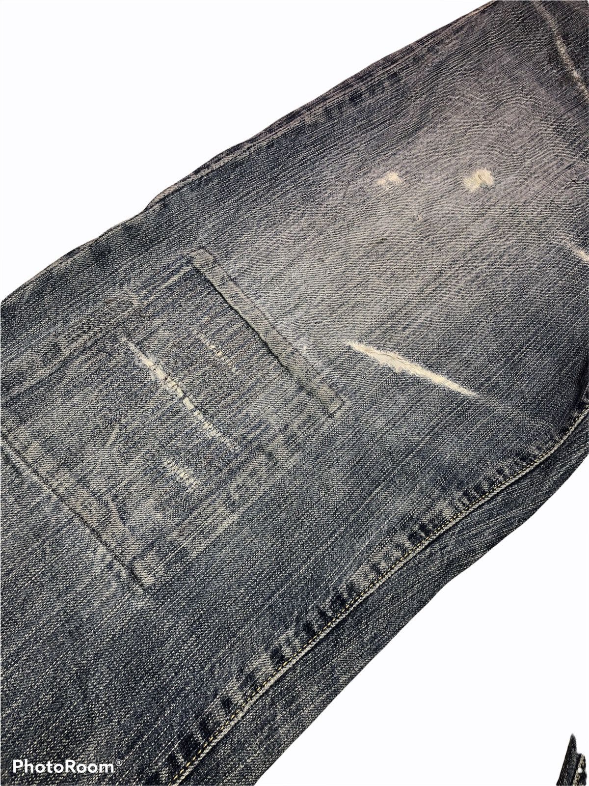 If Six Was Nine JAPANESSE BRAND DISTRESSED DENIM Size US 32 / EU 48 - 6 Thumbnail