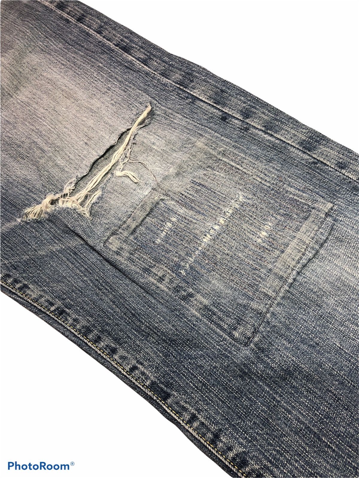 If Six Was Nine JAPANESSE BRAND DISTRESSED DENIM Size US 32 / EU 48 - 7 Thumbnail