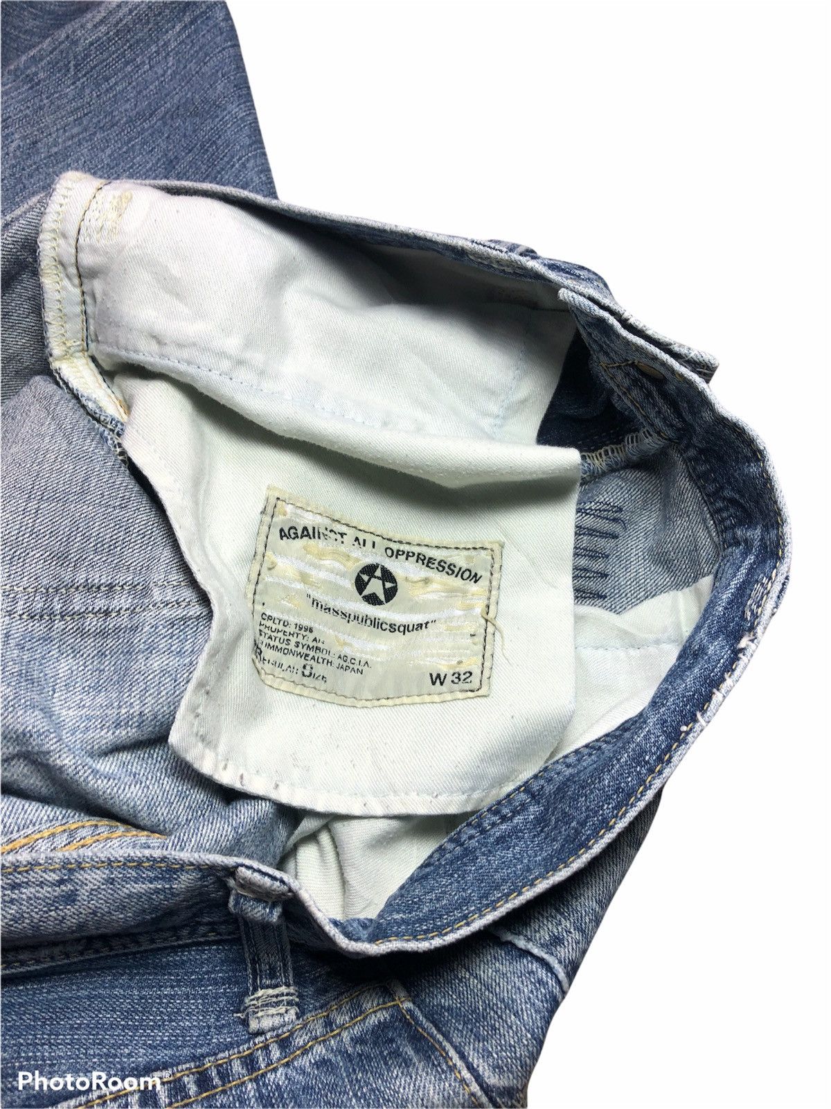If Six Was Nine JAPANESSE BRAND DISTRESSED DENIM Size US 32 / EU 48 - 9 Thumbnail