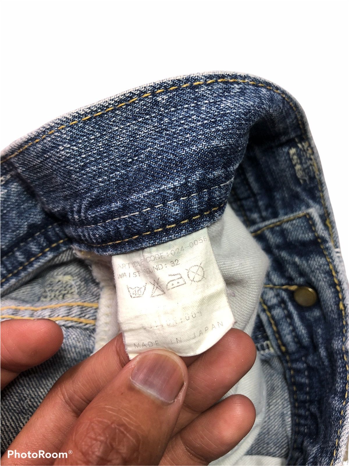 If Six Was Nine JAPANESSE BRAND DISTRESSED DENIM Size US 32 / EU 48 - 8 Thumbnail