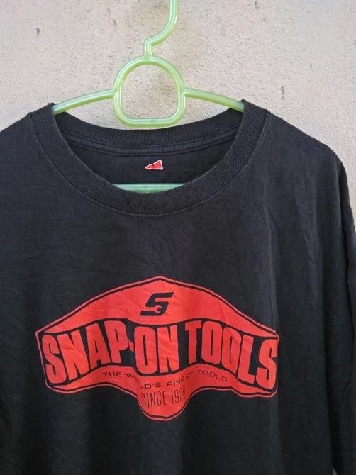 Band Tees 💥Vtg Snap On Motorsports Tool T Shirts Size US XL / EU 56 / 4 - 1 Thumbnail