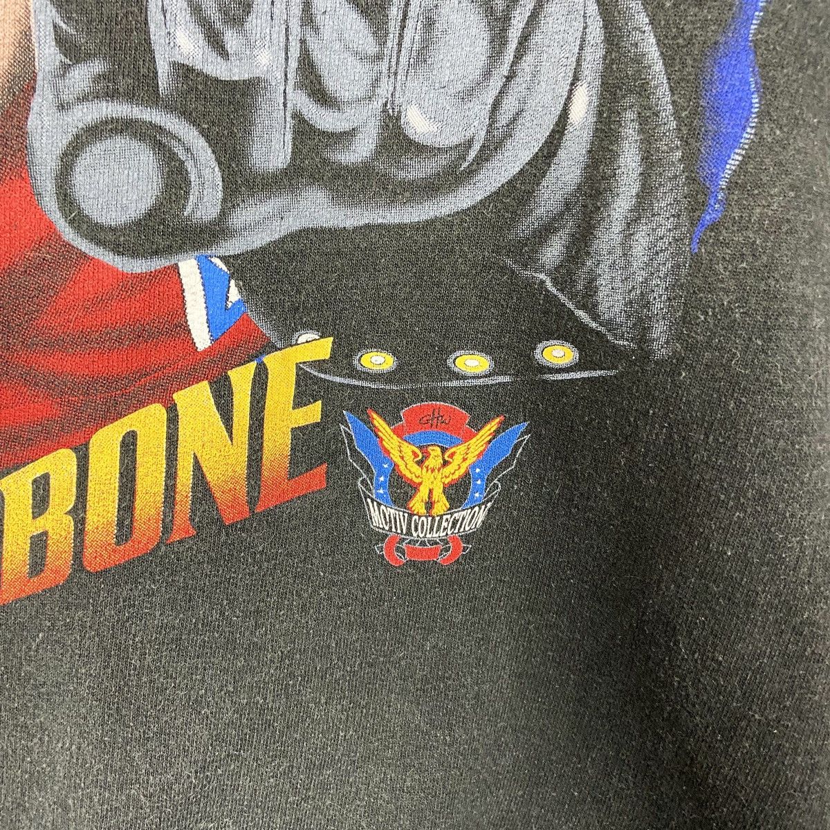 Vintage Vintage 90’s Bad to the Bone Pig Biker Harley y2k sweatshirt Size US M / EU 48-50 / 2 - 5 Thumbnail