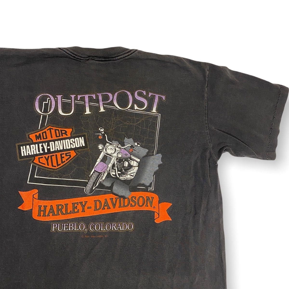 Harley Davidson × Vintage 90s Harley Davidson Live Where Legends Roam Tee Size US M / EU 48-50 / 2 - 5 Thumbnail
