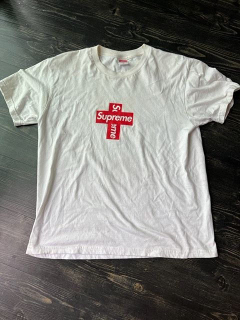 supreme Cross box logo Tee Sサイズ（Supreme Cross 成 Box Logo Tee  