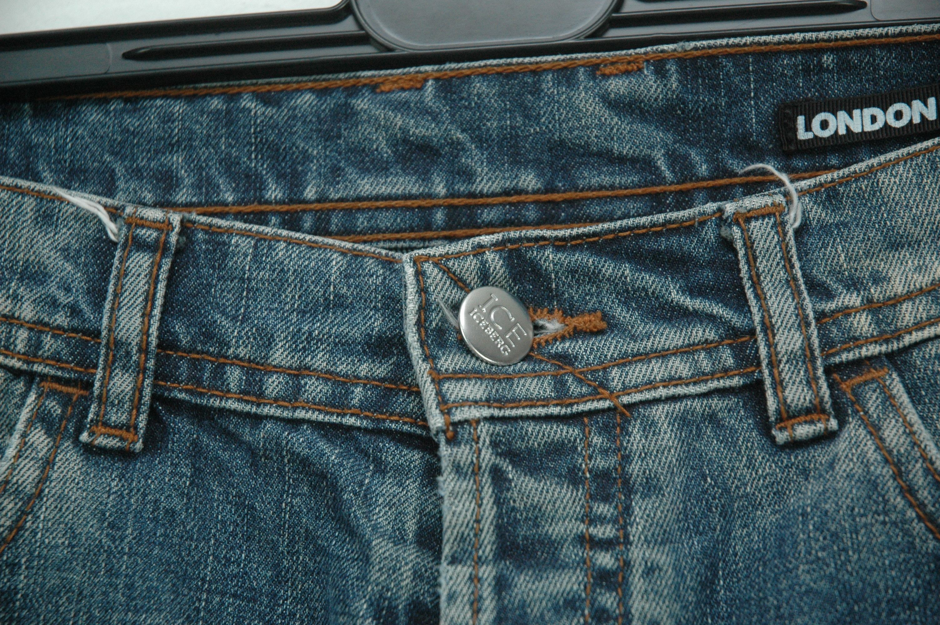 Iceberg Vintage IceBerg Wash Denim Jeans London Size US 31 - 7 Thumbnail