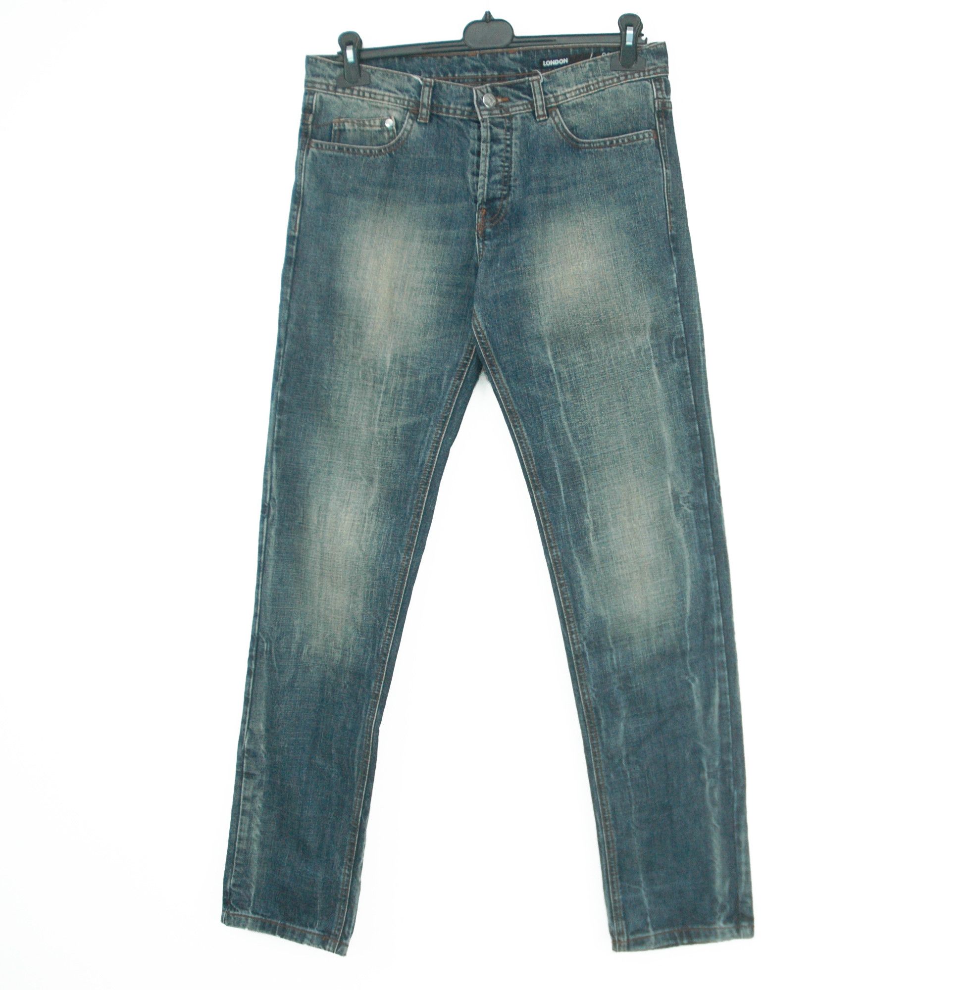 Iceberg Vintage IceBerg Wash Denim Jeans London Size US 31 - 5 Thumbnail