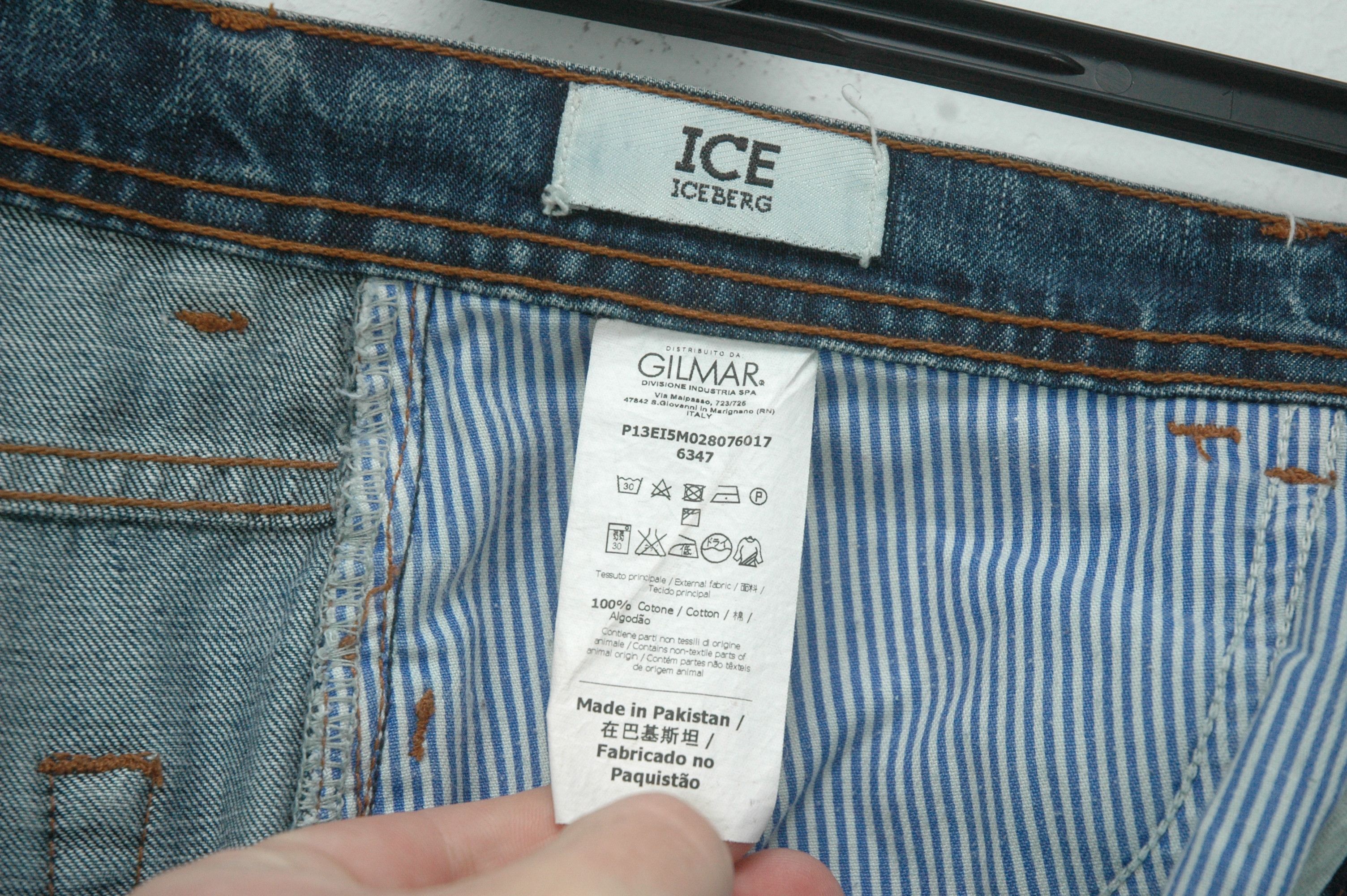 Iceberg Vintage IceBerg Wash Denim Jeans London Size US 31 - 10 Thumbnail