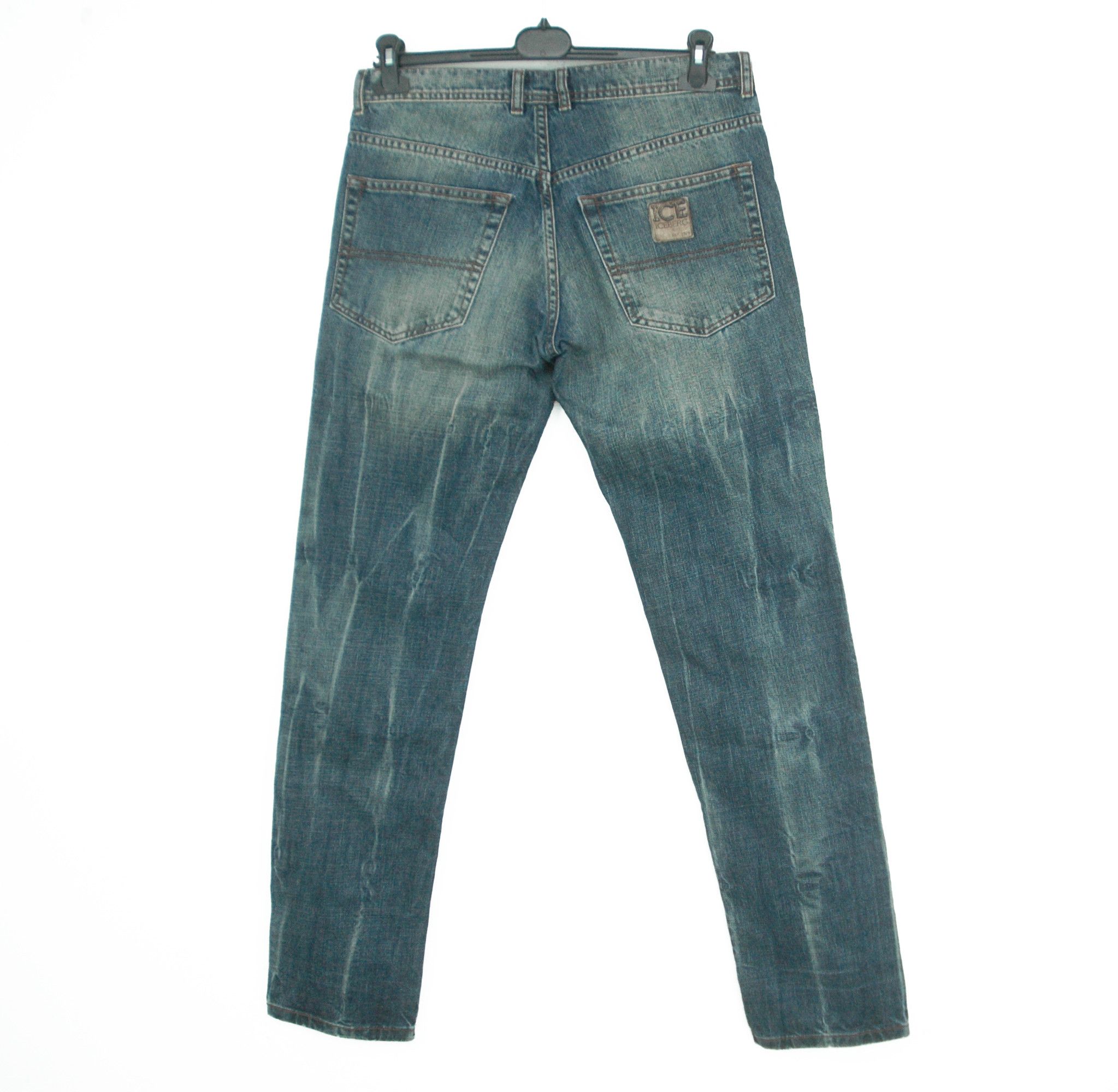 Iceberg Vintage IceBerg Wash Denim Jeans London Size US 31 - 2 Thumbnail