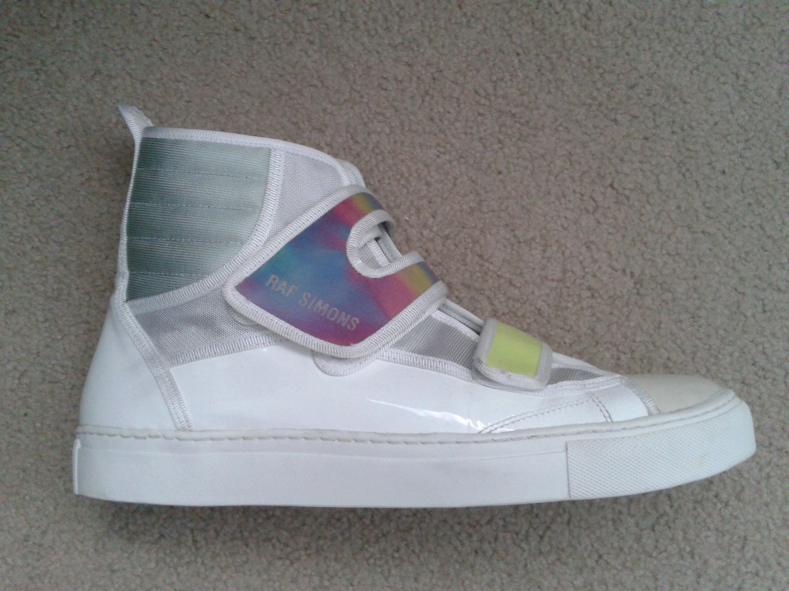 Raf Simons Velcro high tops holographic Size US 10 / EU 43 - 1 Preview