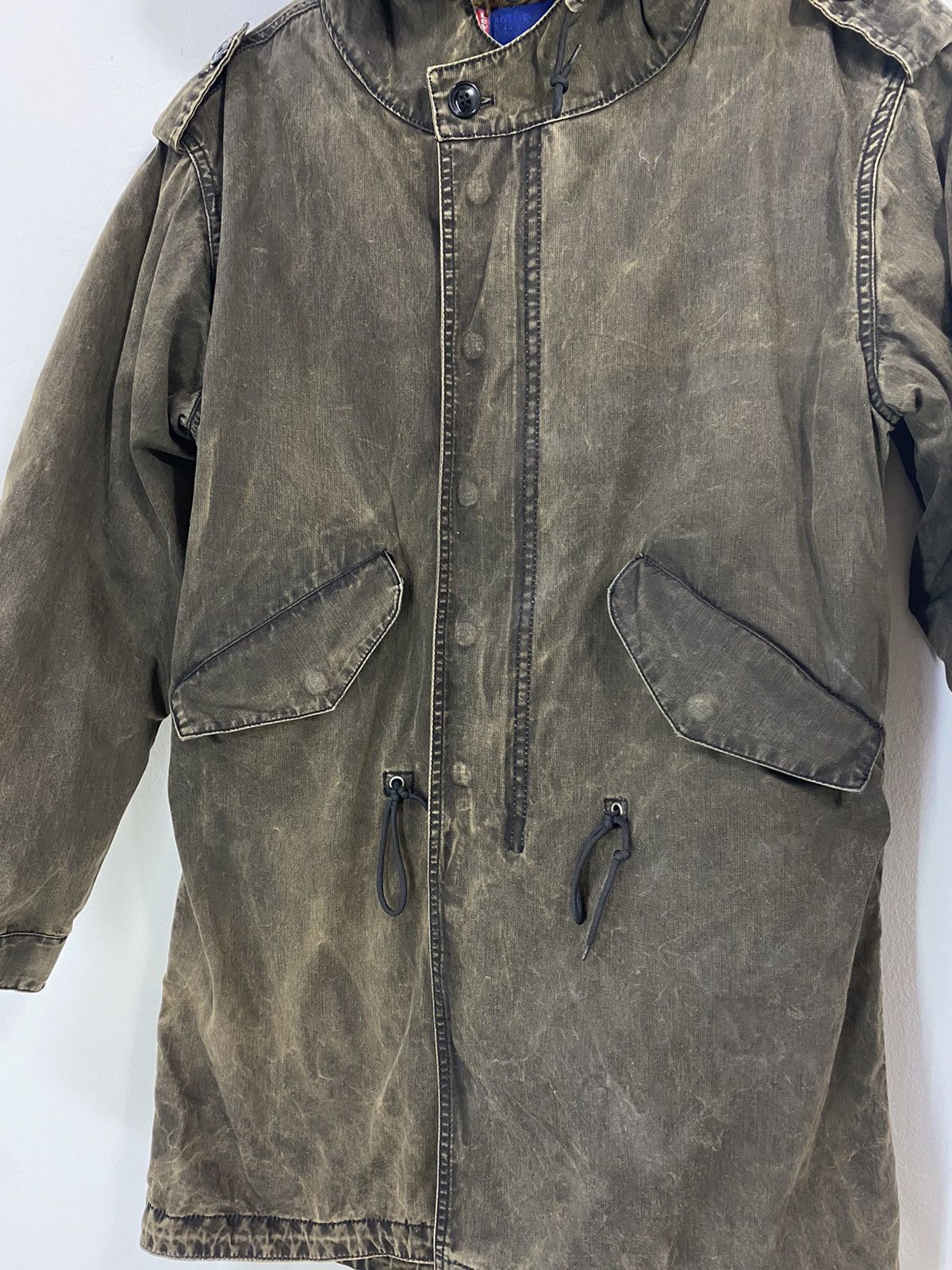 Levi’s Parka Fish Tale Design Nice Design Outerwear