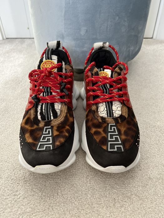 Versace chain reaction animal print hot sale