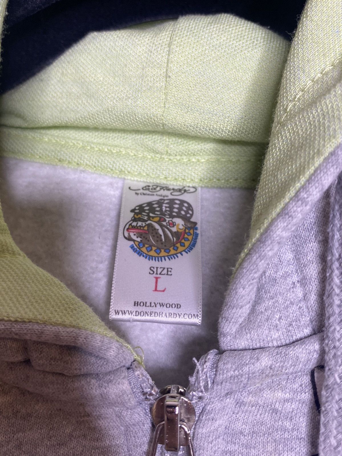 Christian Audigier × Ed Hardy × Vintage Ed hardy women zip hoodie Size US L / EU 52-54 / 3 - 3 Thumbnail