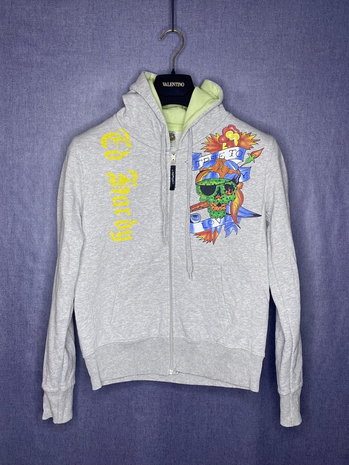 Christian Audigier × Ed Hardy × Vintage Ed hardy women zip hoodie Size US L / EU 52-54 / 3 - 1 Thumbnail