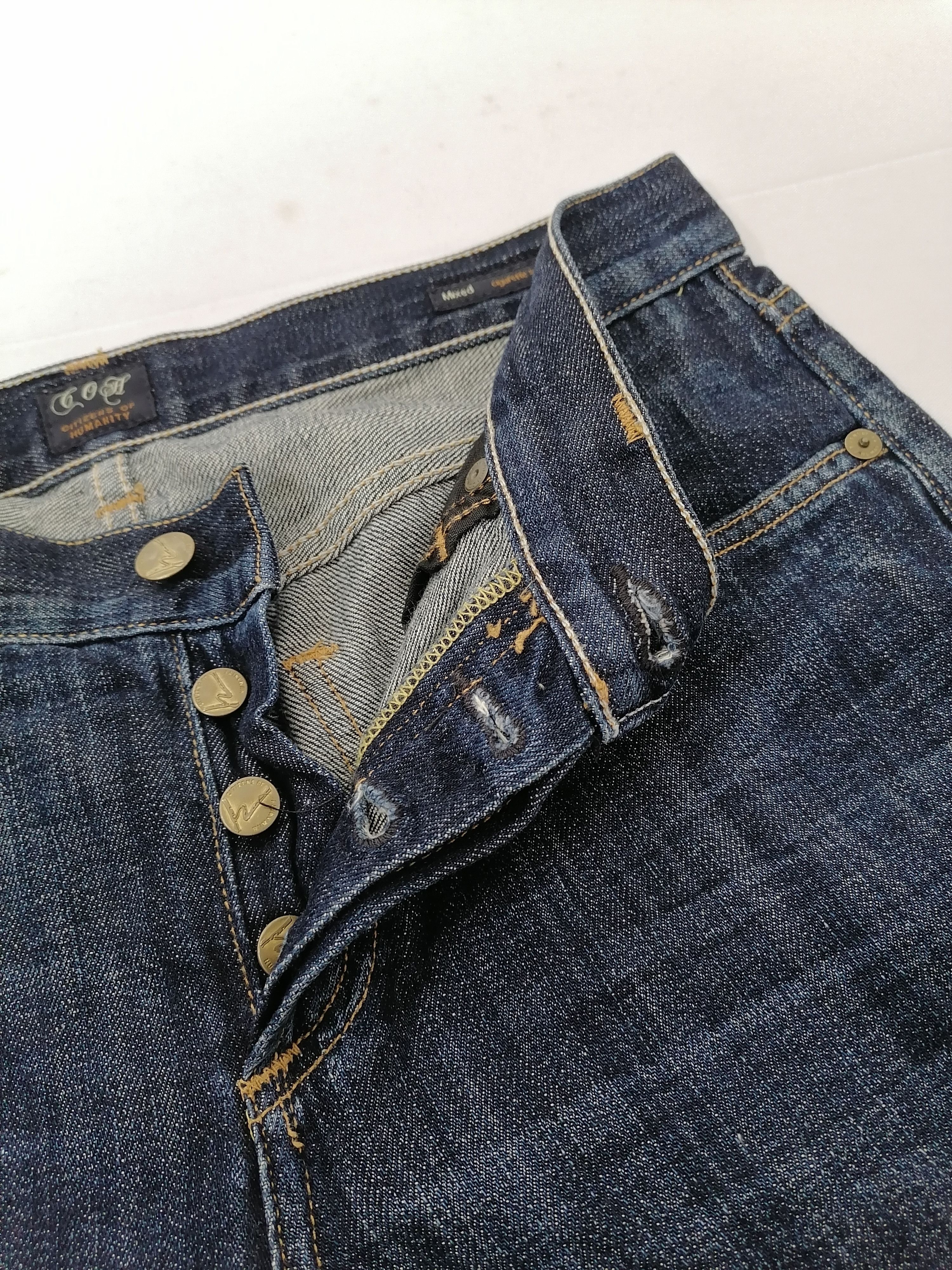 Citizens Of Humanity Citizens Of Humanity Selvedge Fly Button Denim Jeans Size US 32 / EU 48 - 6 Thumbnail