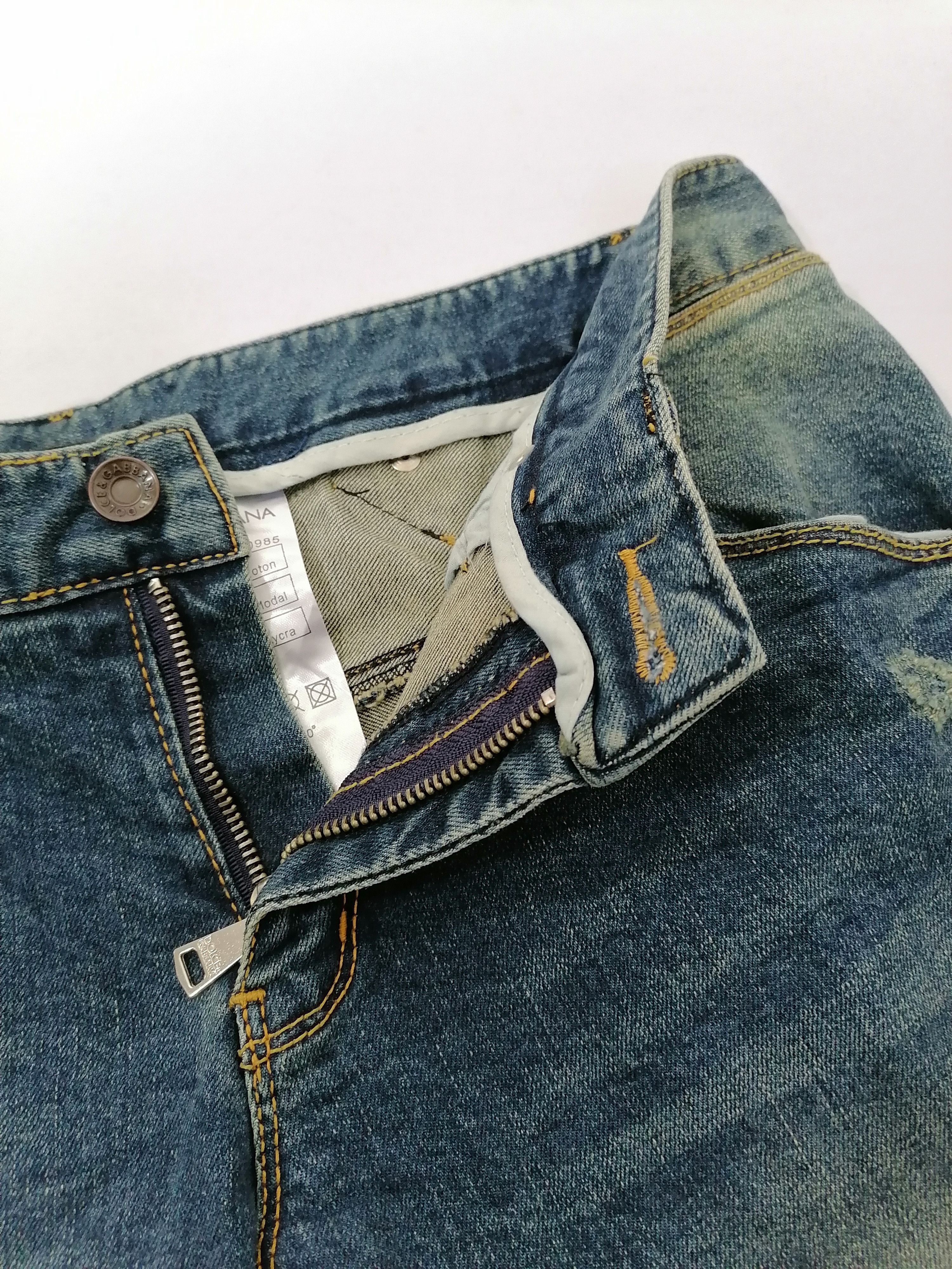 Dolce & Gabbana Dolce & Gabbana Denim Jeans Size 32" / US 10 / IT 46 - 4 Thumbnail