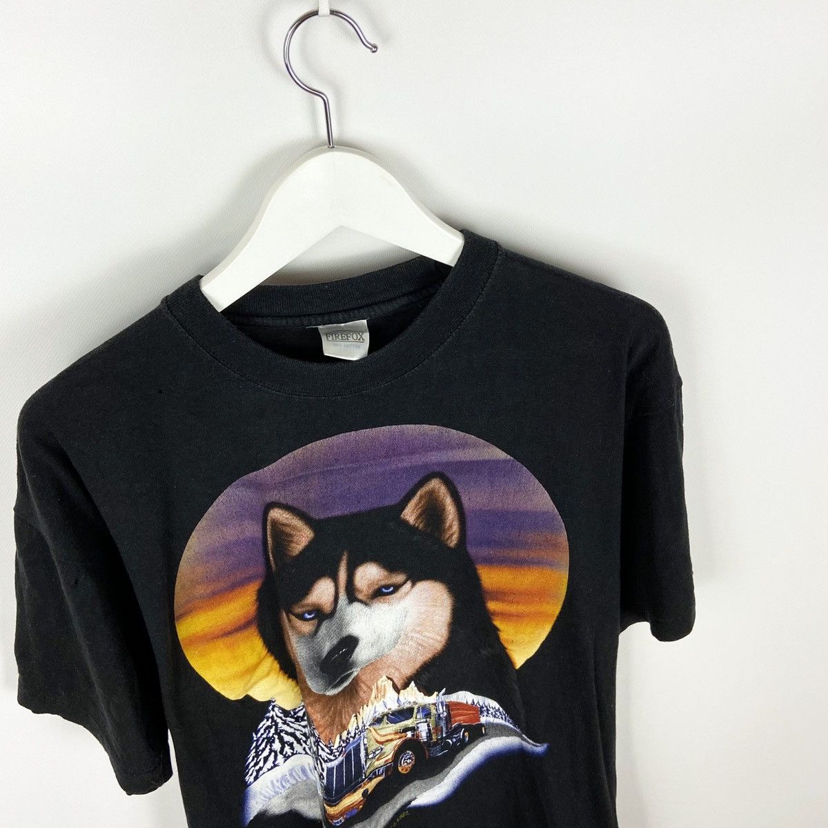 Vintage Vintage 90’s Distressed American Truck label authentic Wolf Size US S / EU 44-46 / 1 - 2 Thumbnail