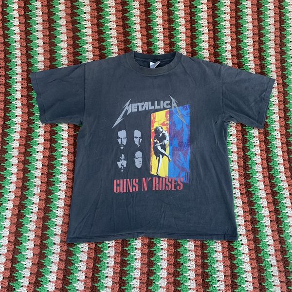 Vintage Vintage 1992 Metallica Guns N’ Roses tour t shirt | Grailed