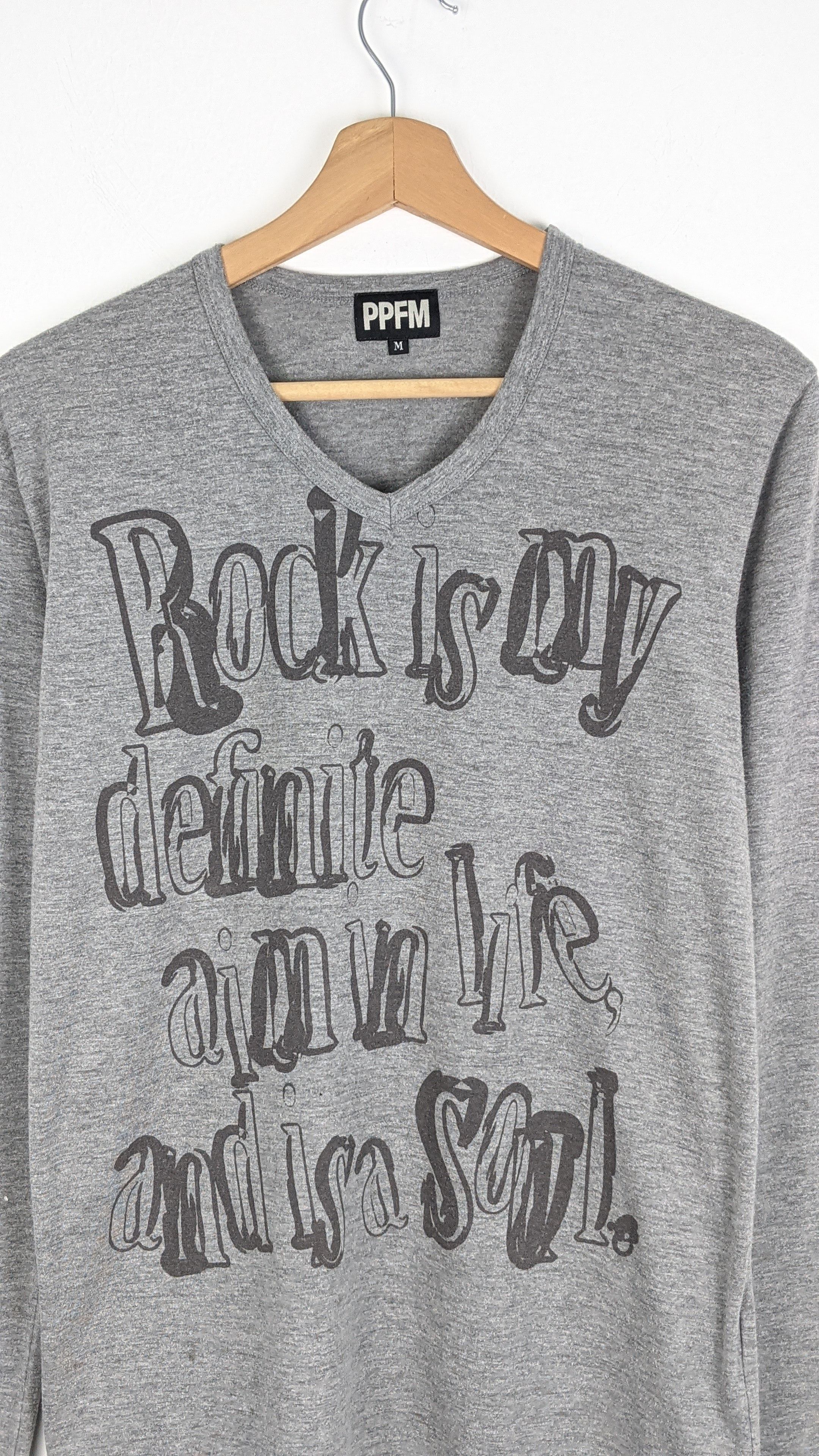 PPFM PPFM Rock Is My Definite Aim In Life And Is A Soul shirt Size US M / EU 48-50 / 2 - 2 Thumbnail