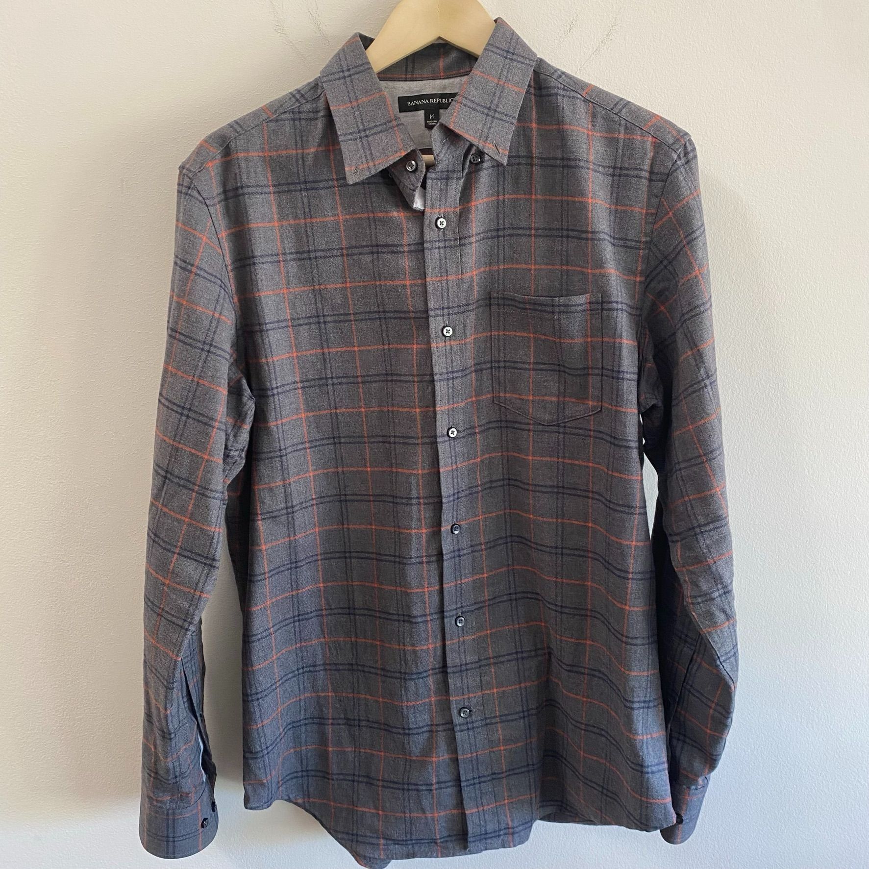 Banana Republic Banana Republic Plaid Flannel Shirt Size US M / EU 48-50 / 2 - 1 Thumbnail