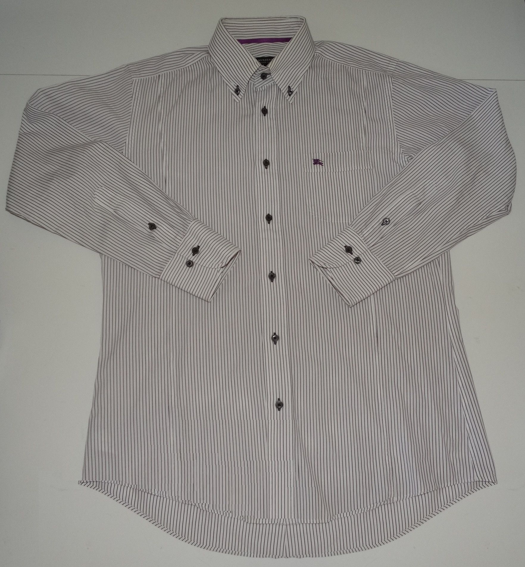 Burberry × Burberry Prorsum Burberry authentic formal pocket shirt strip striped logo M Size US M / EU 48-50 / 2 - 13 Thumbnail