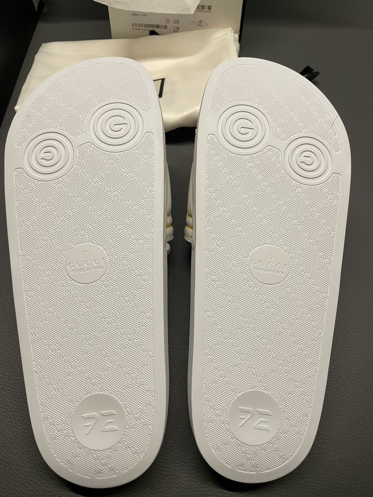 Gucci Brand NEW Limited Edition Logo Leather Sandal Slides Shoes Size US 9.5 / EU 42-43 - 7 Thumbnail