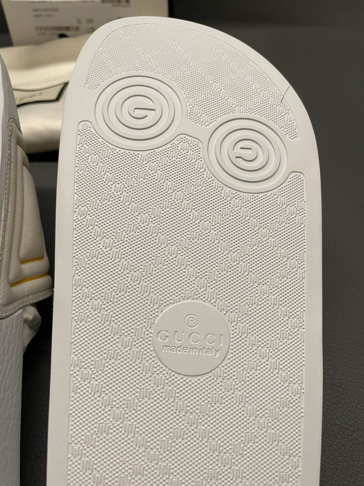 Gucci Brand NEW Limited Edition Logo Leather Sandal Slides Shoes Size US 9.5 / EU 42-43 - 16 Thumbnail