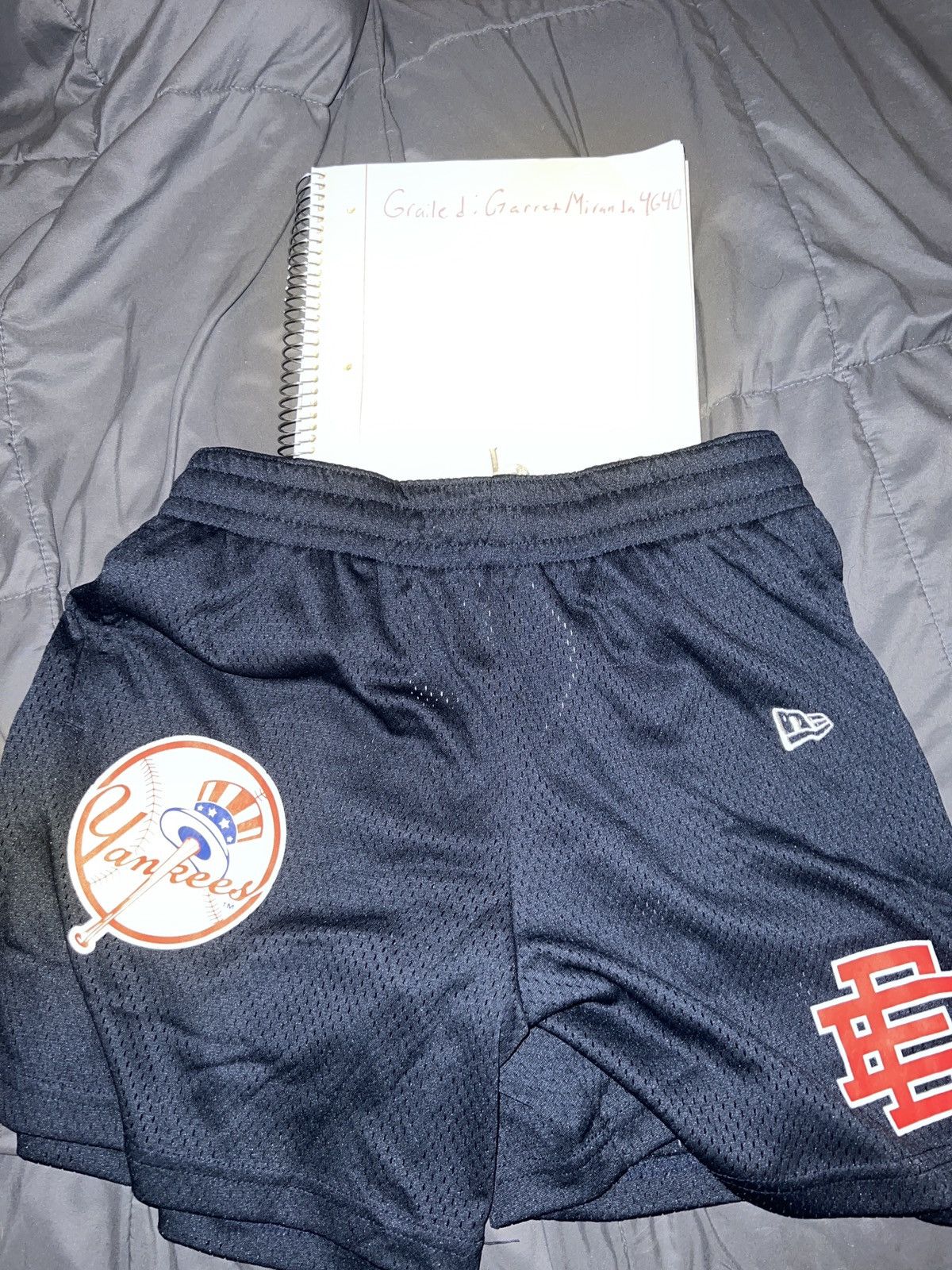 Eric Emanuel New Era New York Yankees Navy Shorts