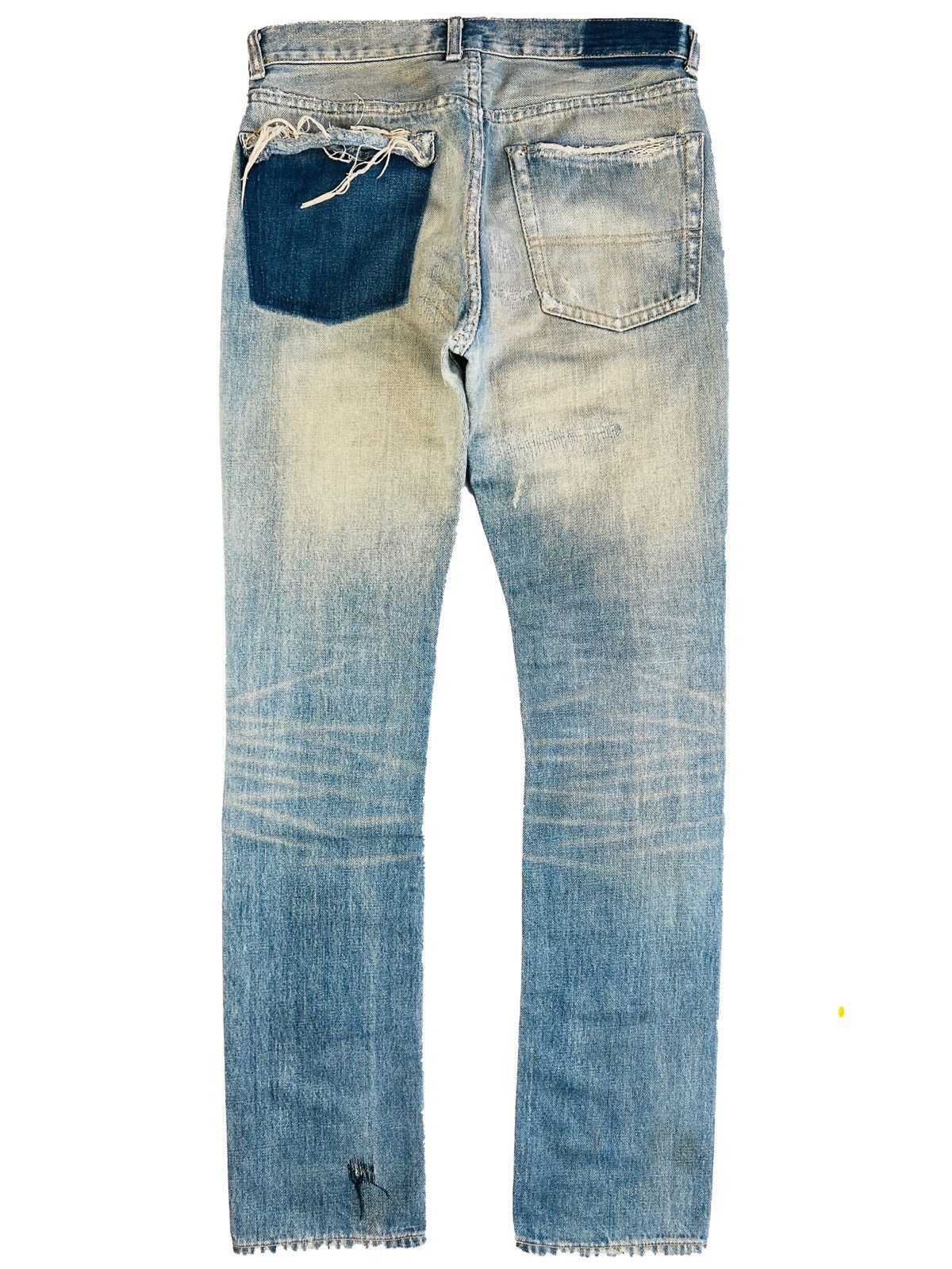 Undercover UNDERCOVER 68 RED YARN DENIM JEANS | Grailed
