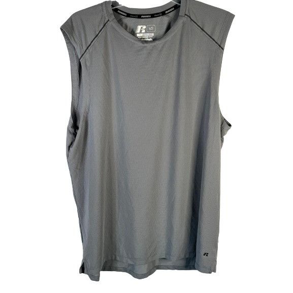 Russell Athletic Russell Athletic Training Fit T-Shirt Sleeveless Crew ...