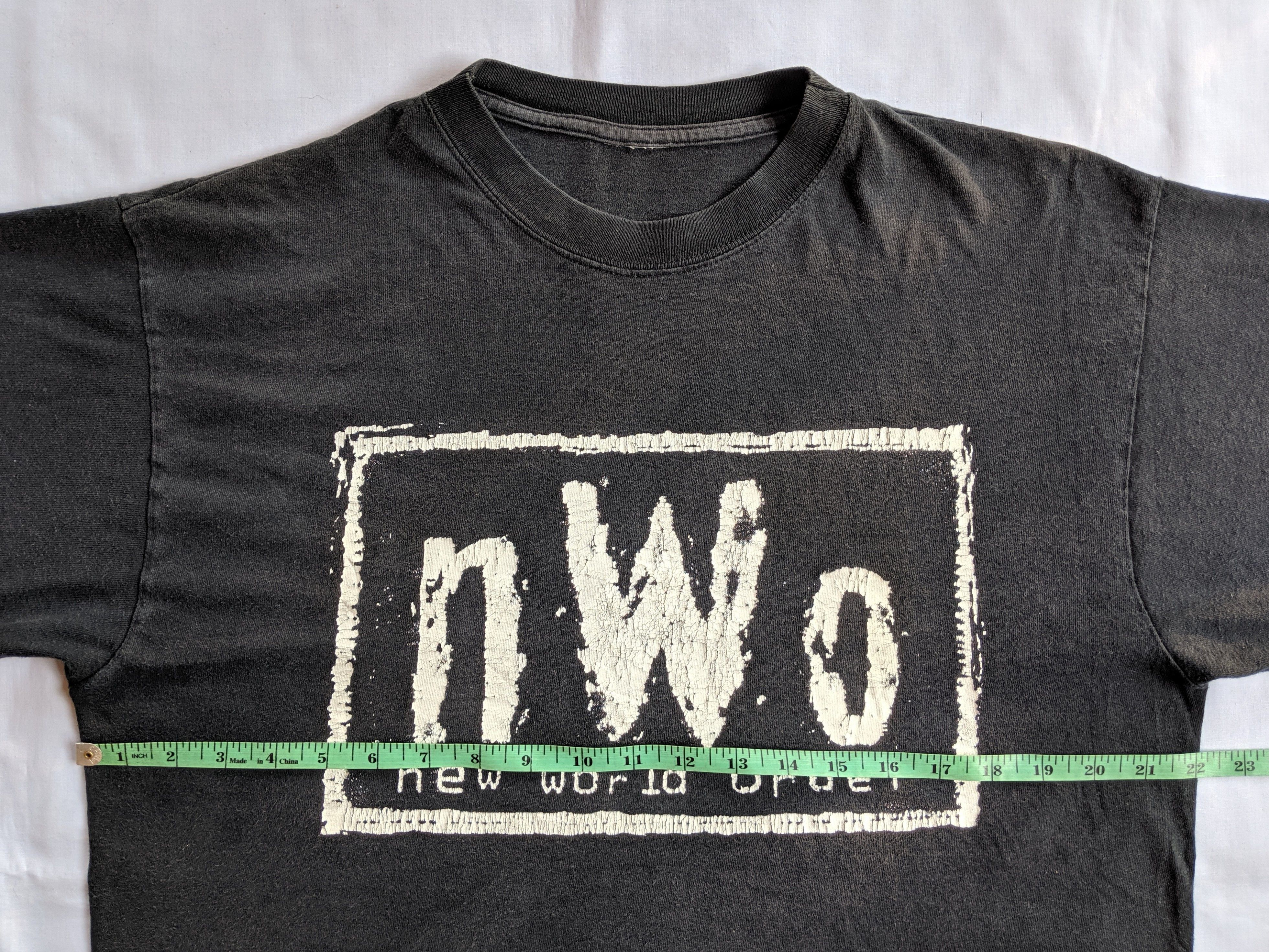 Vintage × WCW/nWo Vintage NWO big logo black shirt/WWF/WWE Size US L / EU 52-54 / 3 - 5 Thumbnail