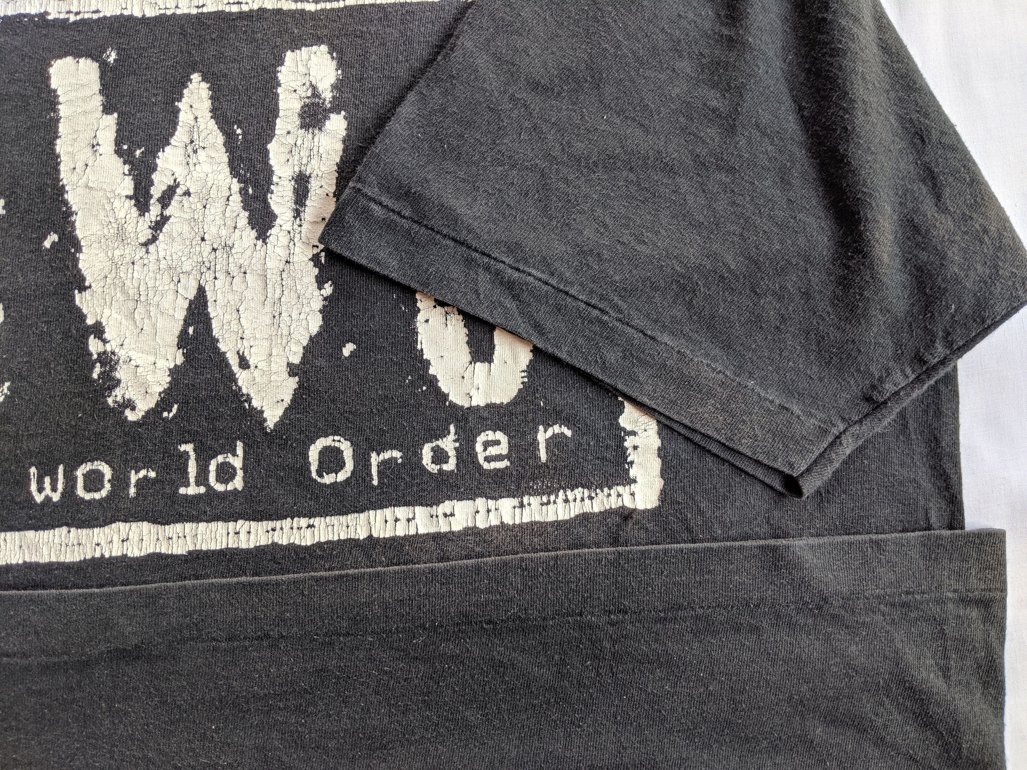Vintage × WCW/nWo Vintage NWO big logo black shirt/WWF/WWE Size US L / EU 52-54 / 3 - 4 Thumbnail