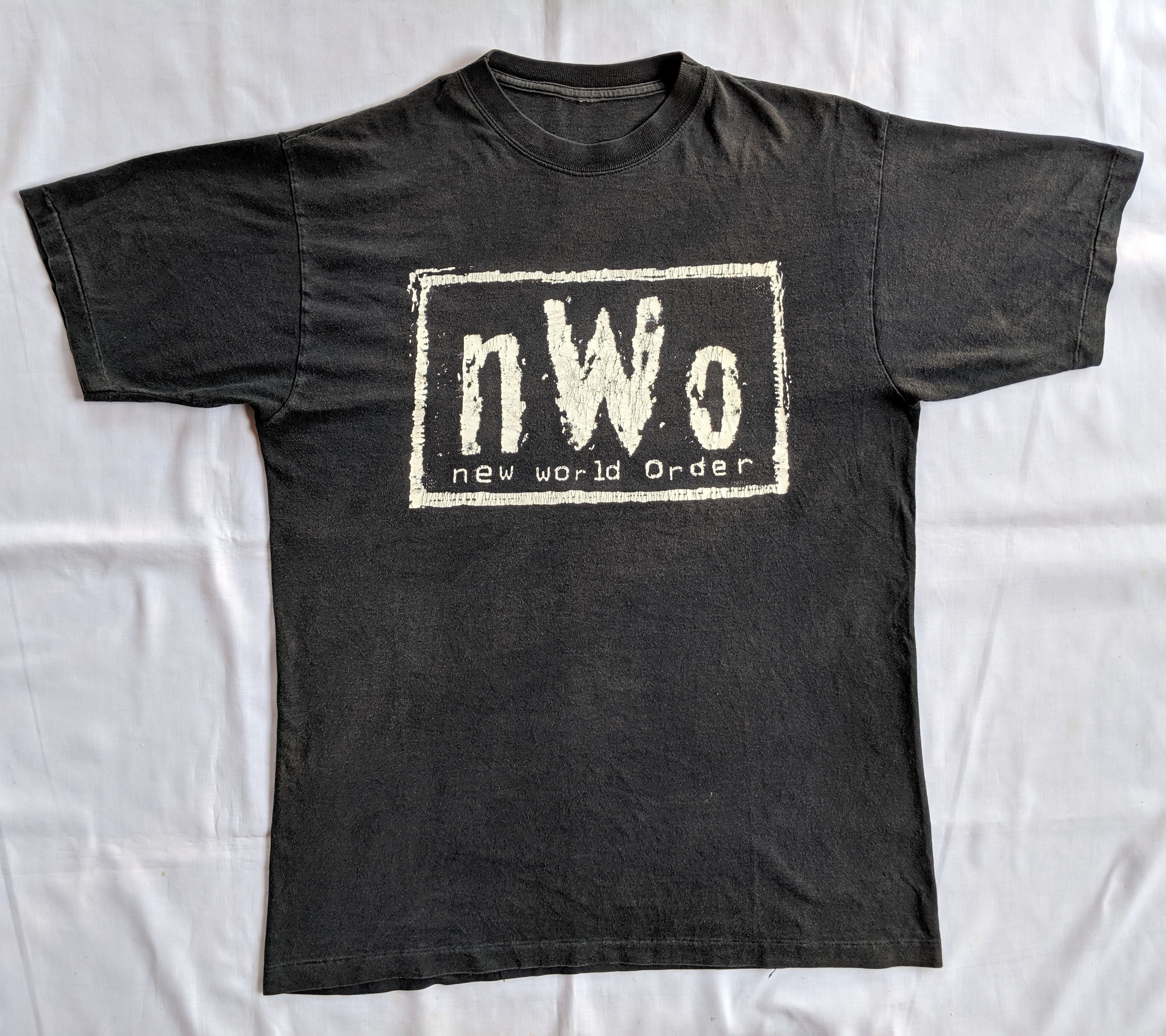 Vintage × WCW/nWo Vintage NWO big logo black shirt/WWF/WWE Size US L / EU 52-54 / 3 - 2 Thumbnail