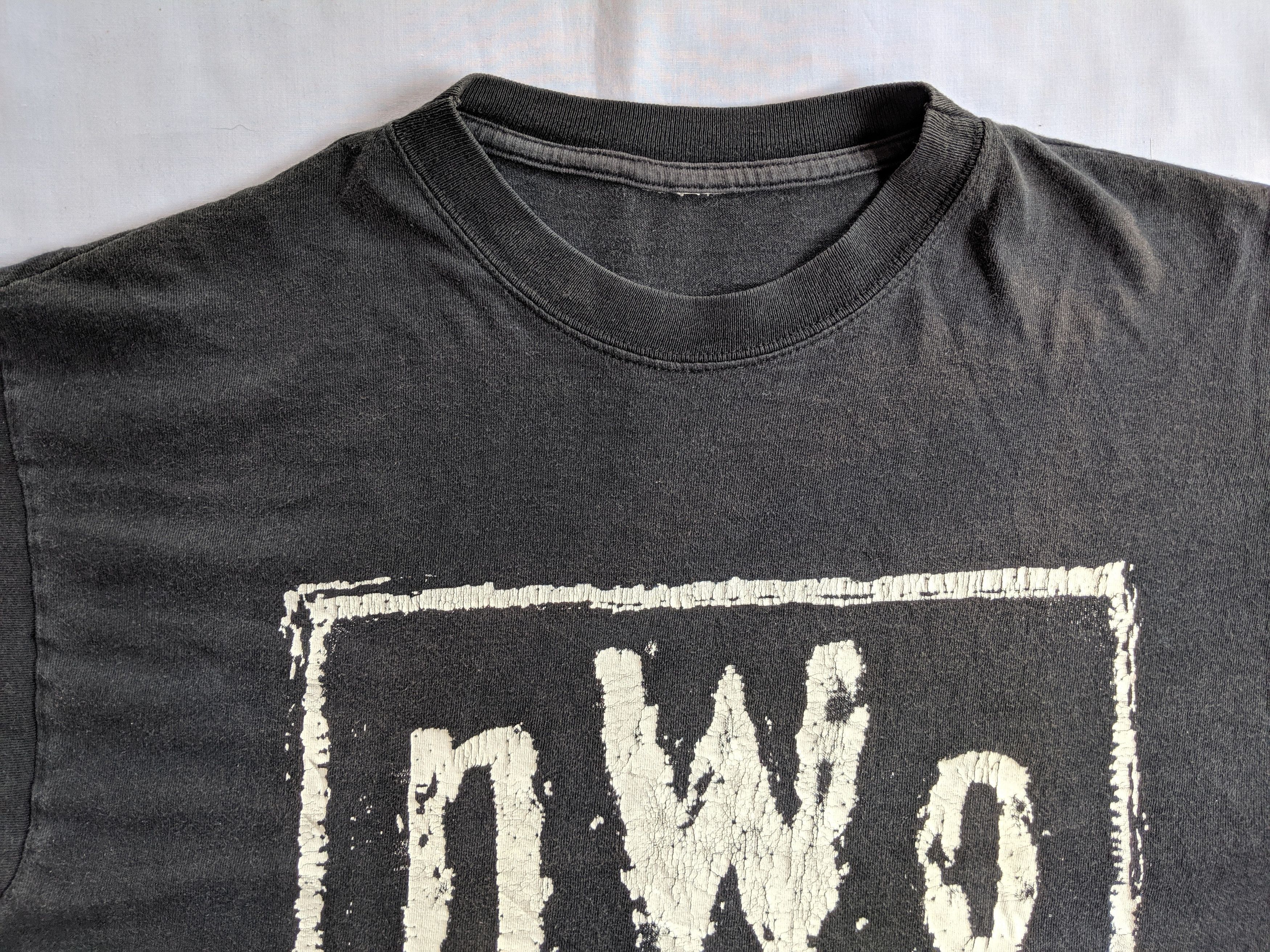 Vintage × WCW/nWo Vintage NWO big logo black shirt/WWF/WWE Size US L / EU 52-54 / 3 - 3 Thumbnail