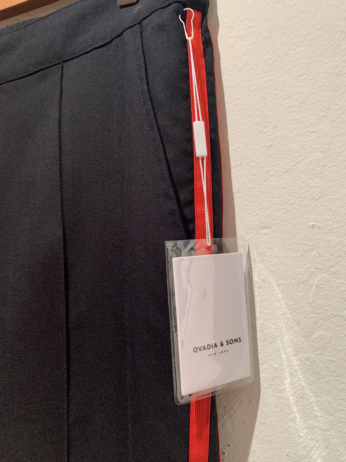 Designer × Ovadia & Sons *RARE* New Ovadia & Sons Wool Pleated Side Stripe Pants - 34 Size US 34 / EU 50 - 6 Thumbnail