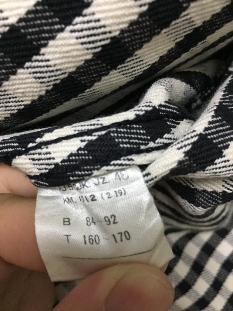 Jean Paul Gaultier SS88 JPG checkered tartan balloon crop denim jacket Size US M / EU 48-50 / 2 - 17 Thumbnail