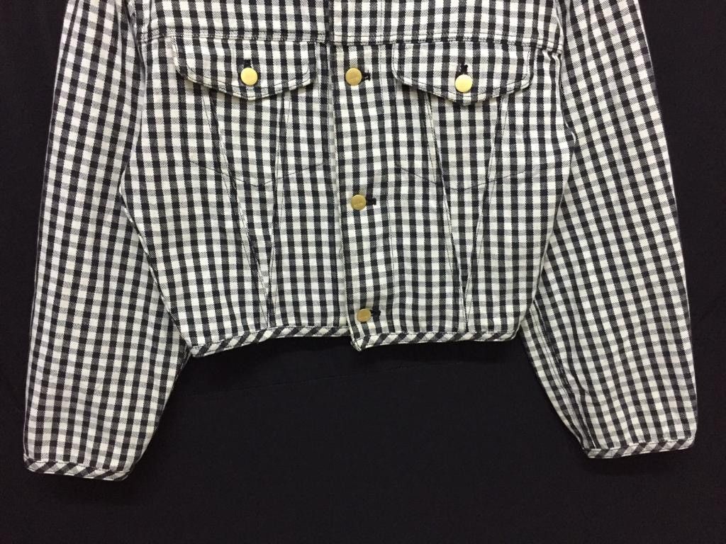 Jean Paul Gaultier SS88 JPG checkered tartan balloon crop denim jacket Size US M / EU 48-50 / 2 - 6 Thumbnail