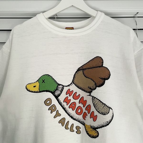 KAWS x Human Made #2 'Duck' Tee White - KHM2DTW