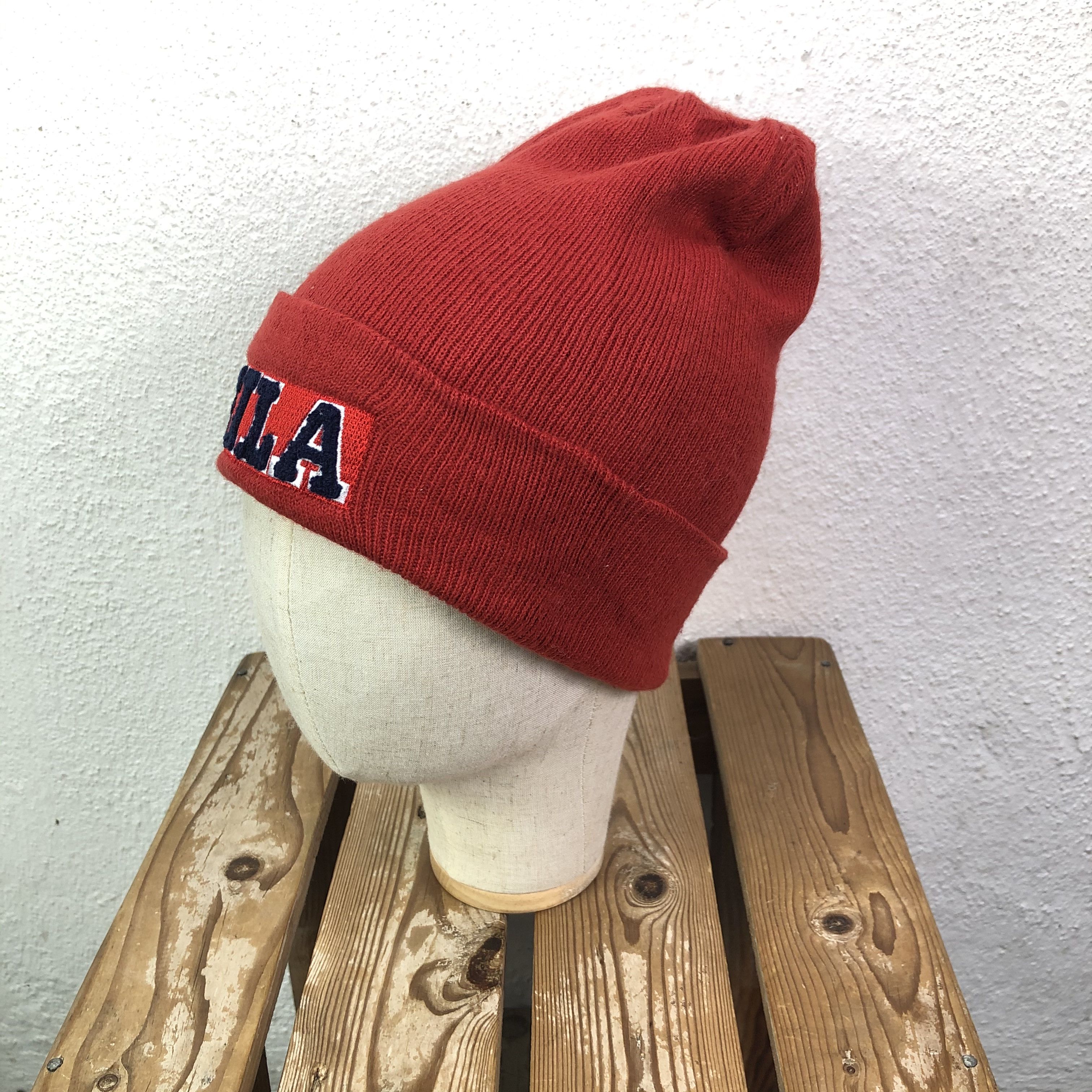 Fila × Vintage Vintage Fila Embroidery Beanie Hat Size ONE SIZE - 4 Thumbnail
