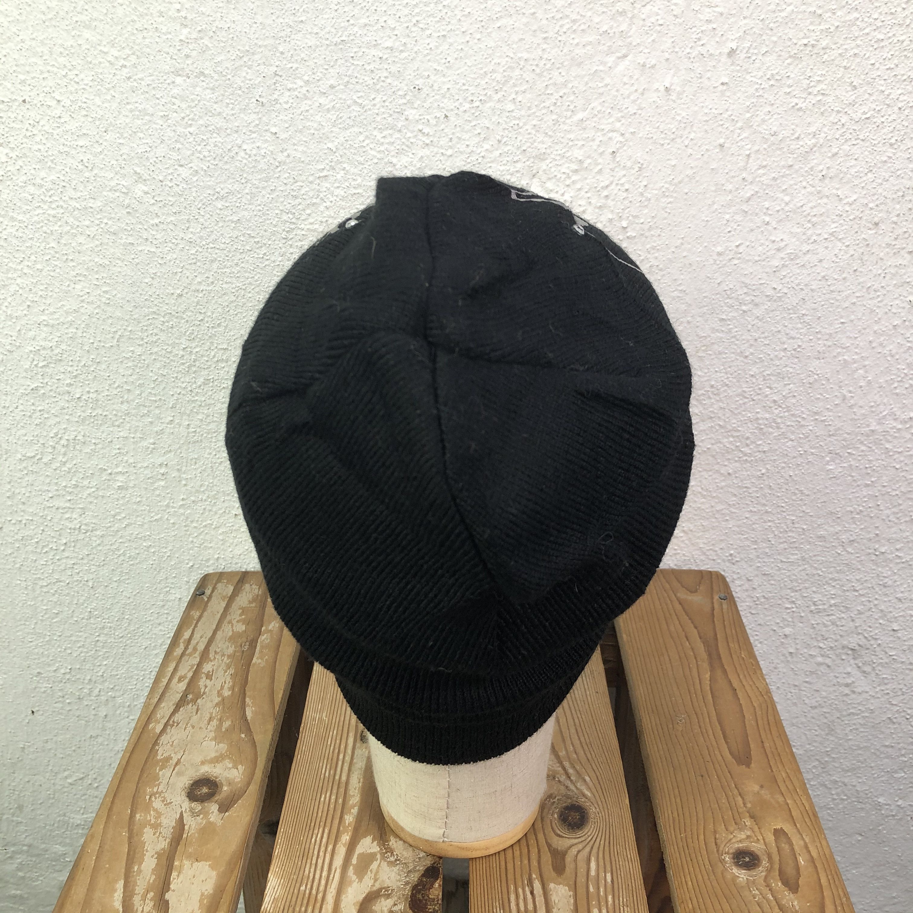 Japanese Brand We Yant Funky Black Beanie Hat Size ONE SIZE - 5 Thumbnail