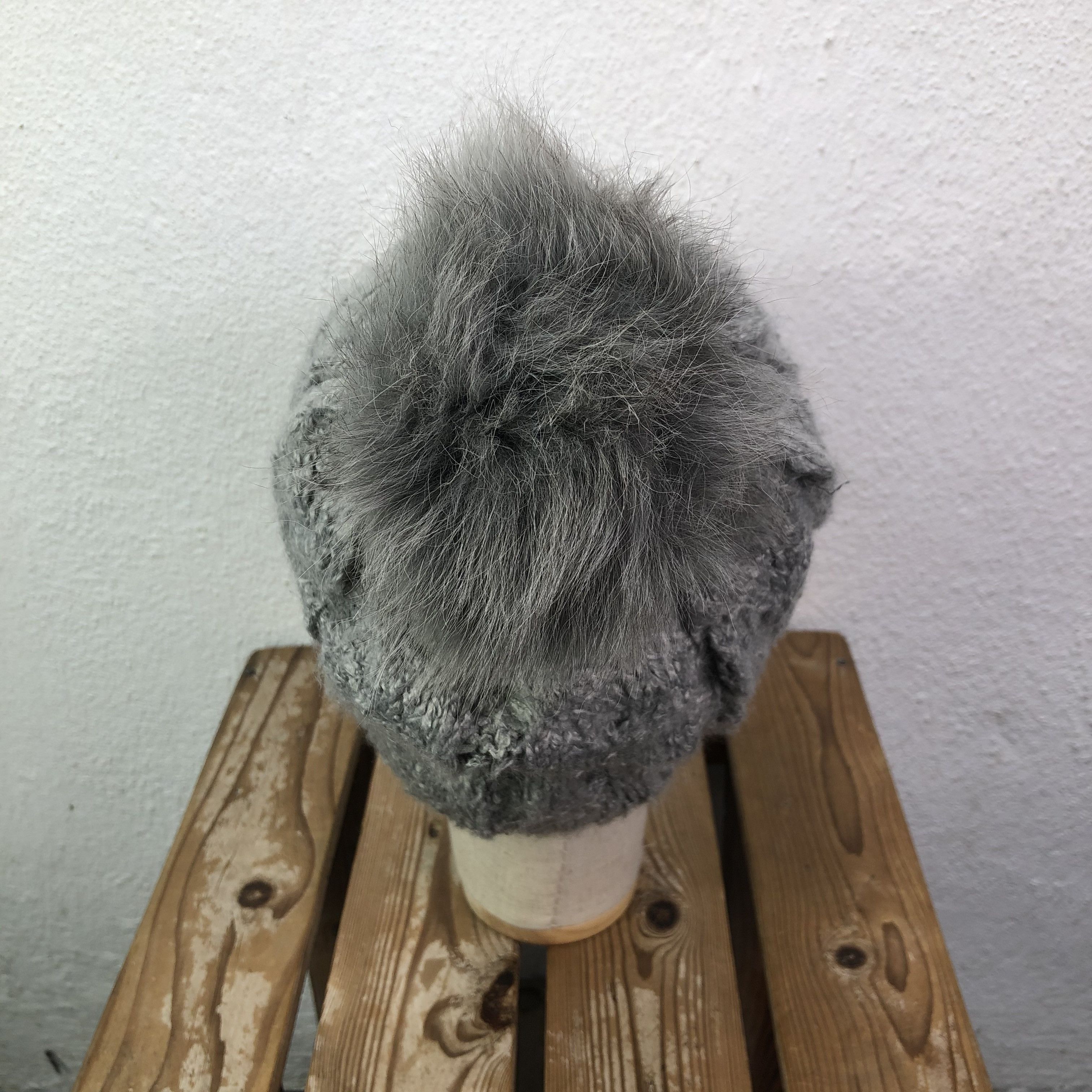 Japanese Brand × United Arrows United Arrows Gray Beanie Hat Size ONE SIZE - 4 Thumbnail