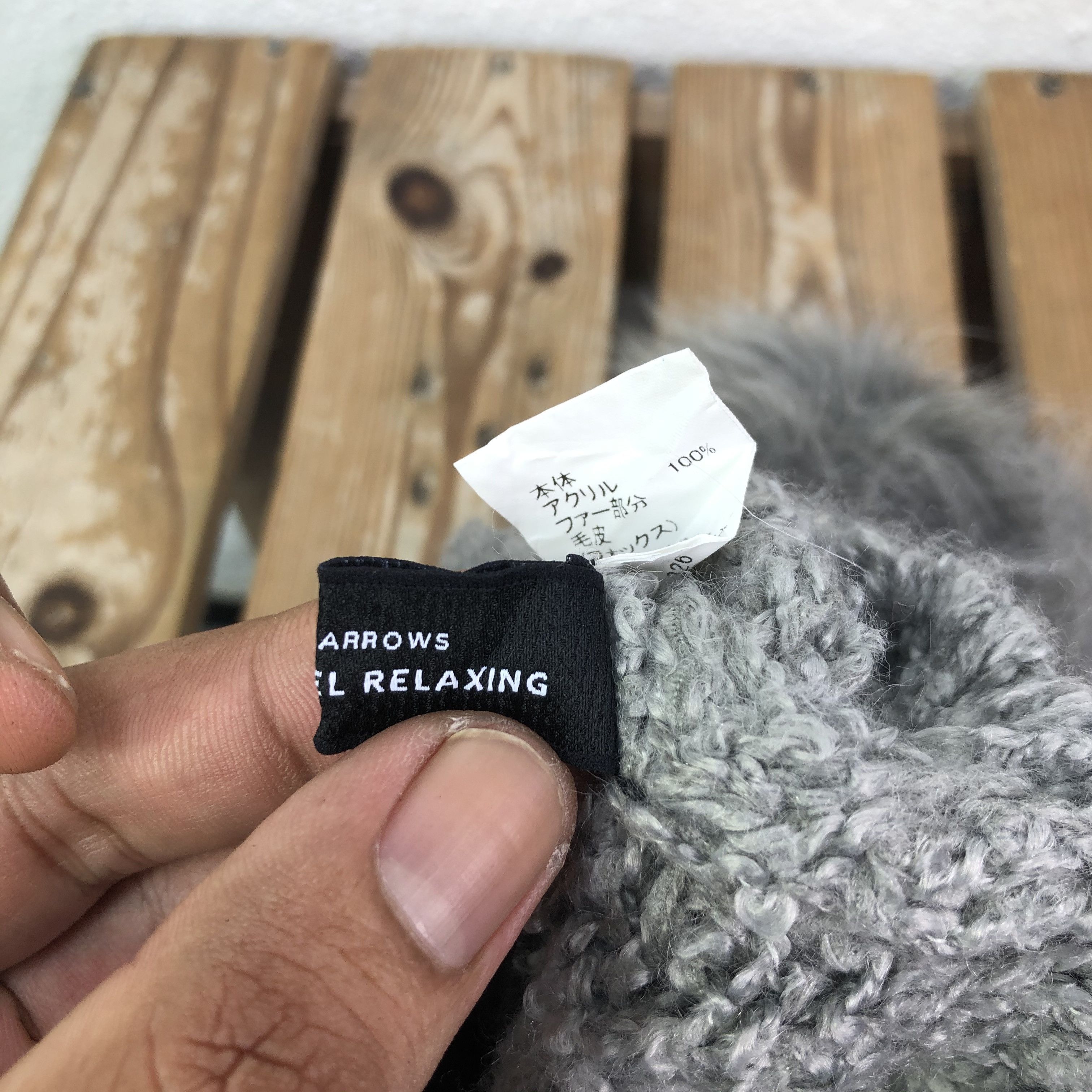 Japanese Brand × United Arrows United Arrows Gray Beanie Hat Size ONE SIZE - 7 Thumbnail