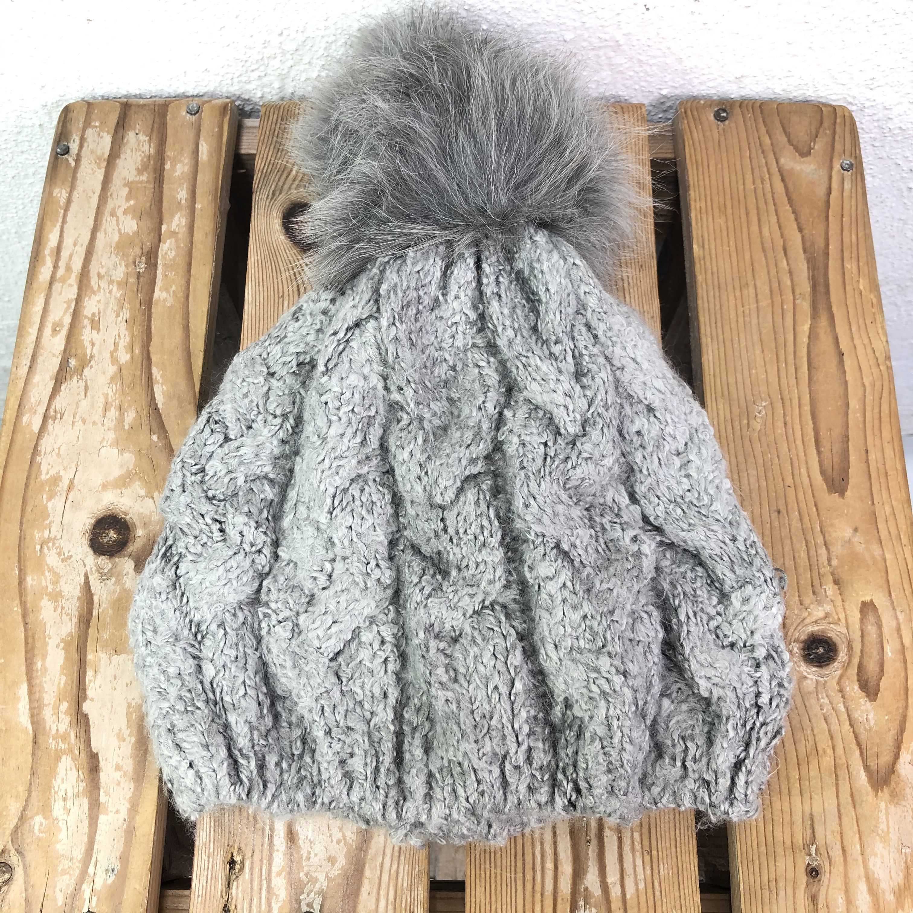 Japanese Brand × United Arrows United Arrows Gray Beanie Hat Size ONE SIZE - 5 Thumbnail
