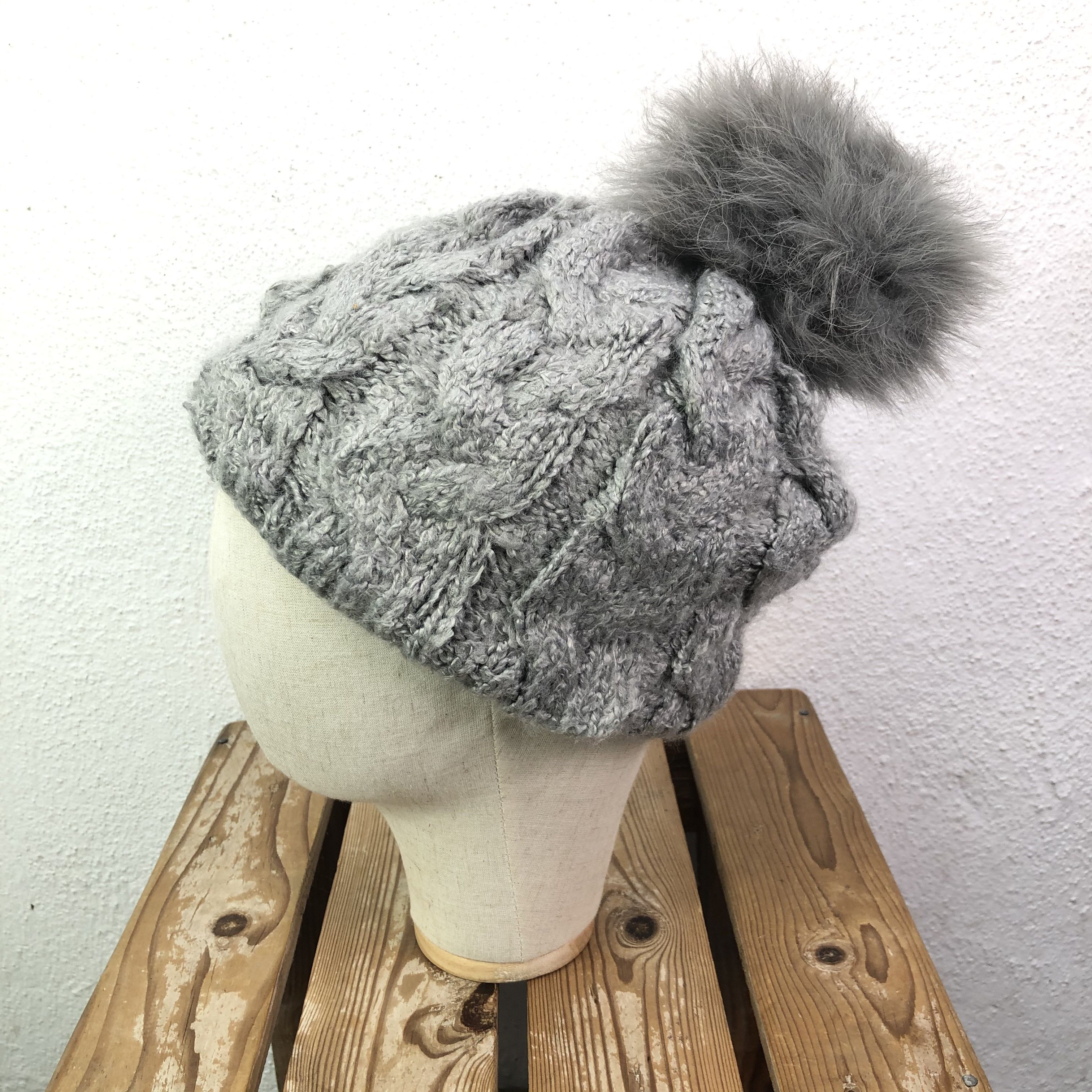 Japanese Brand × United Arrows United Arrows Gray Beanie Hat Size ONE SIZE - 3 Thumbnail